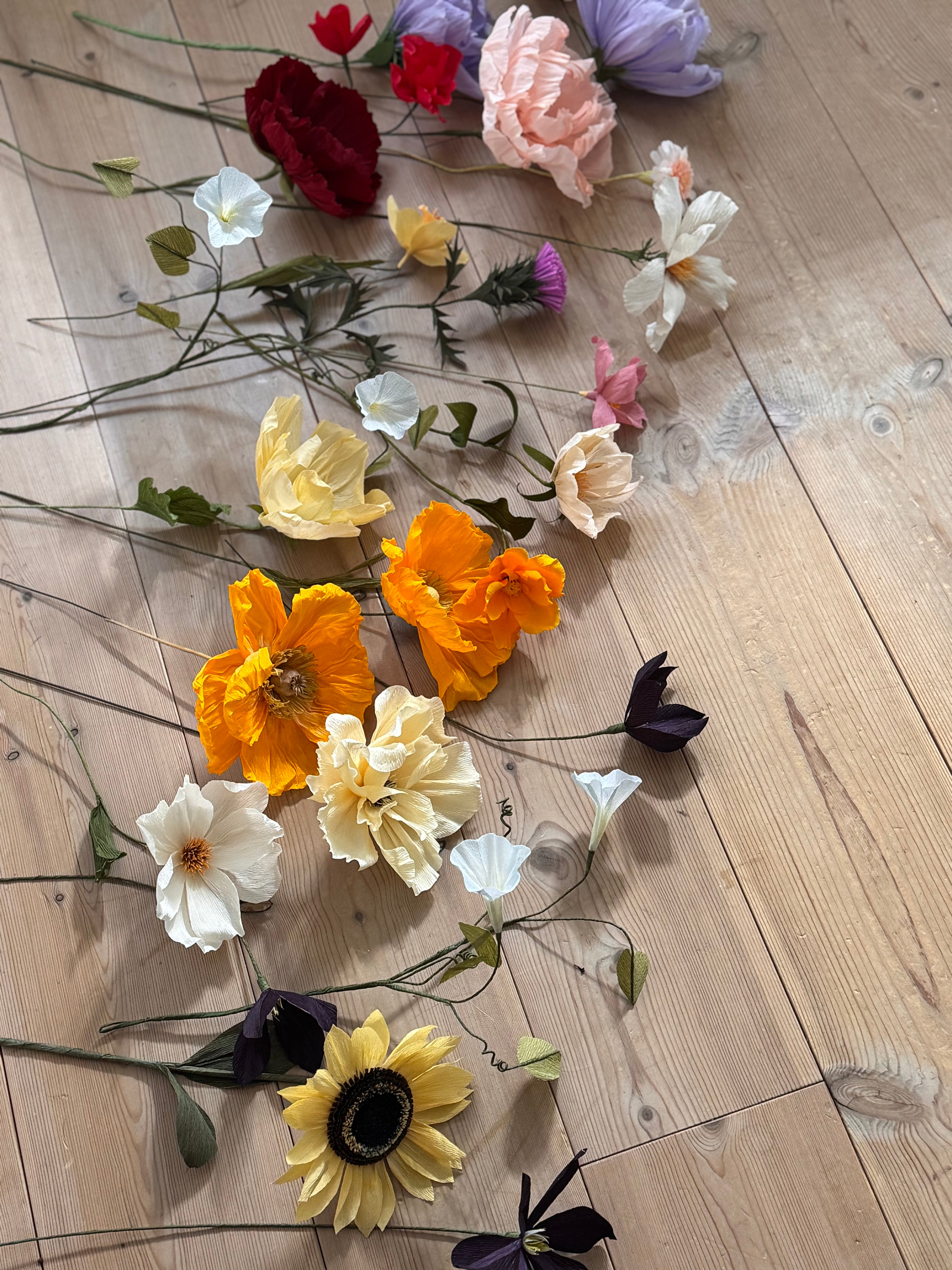 Workshop - pappersblommor 1/2