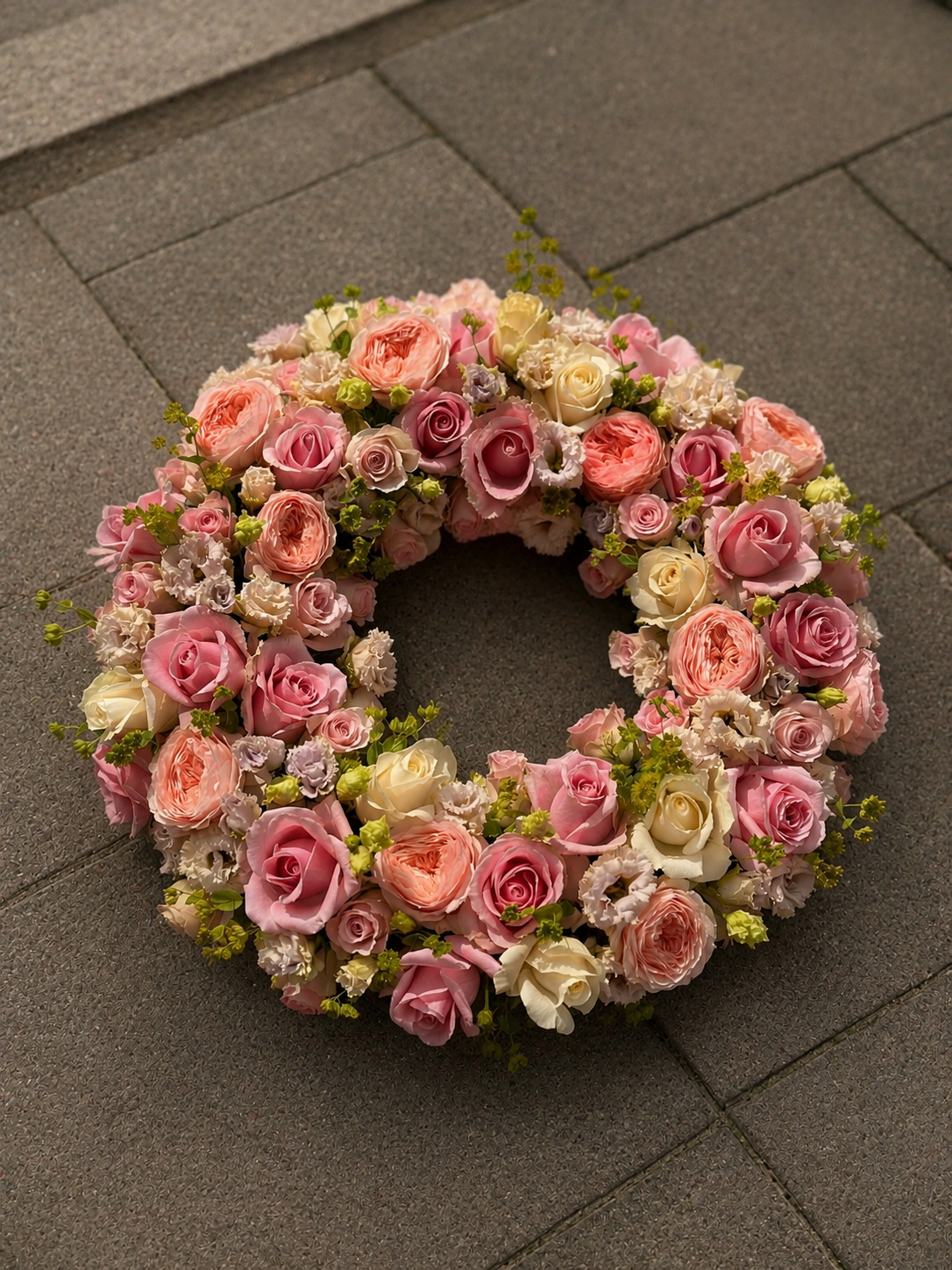 Wreath with flowers